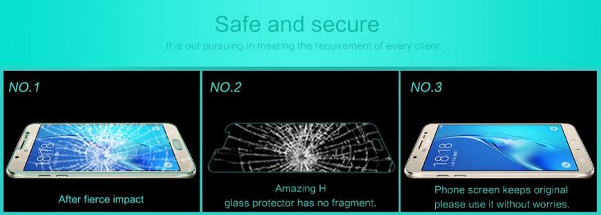 Защитное стекло NILLKIN Amazing H для Samsung Galaxy J7 2016 (J710)
