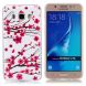 Силиконовый (TPU) чехол Deexe LumiCase для Samsung Galaxy J7 2016 (J710) - Cherry Blossom. Фото 2 из 5