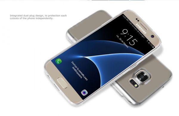 Силиконовая накладка NILLKIN Nature TPU 0.6mm для Samsung Galaxy S7 (G930) - Gray