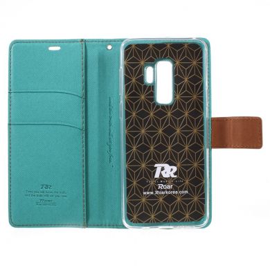Чехол-книжка ROAR KOREA Cloth Texture для Samsung Galaxy S9 Plus (G965) - Green