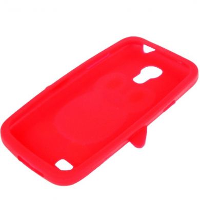 Силиконовая накладка Deexe Penguin Series для Samsung Galaxy S4 mini (i9190) - Red