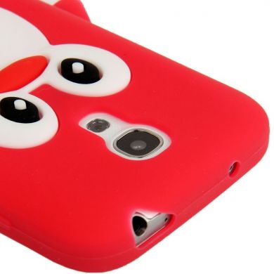 Силиконовая накладка Deexe Penguin Series для Samsung Galaxy S4 mini (i9190) - Red