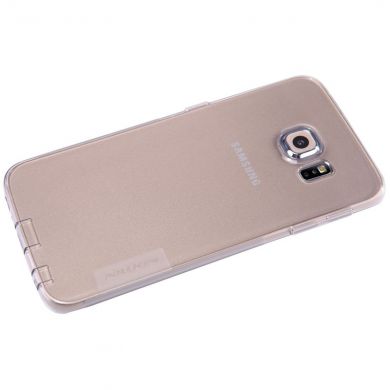Силиконовая накладка NILLKIN 0.6mm Nature TPU для Samsung Galaxy S6 edge - Gray