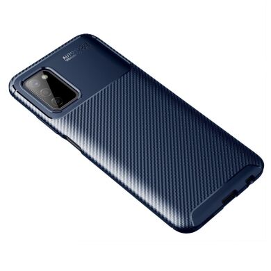Защитный чехол Deexe Fusion для Samsung Galaxy A03s (A037) - Blue