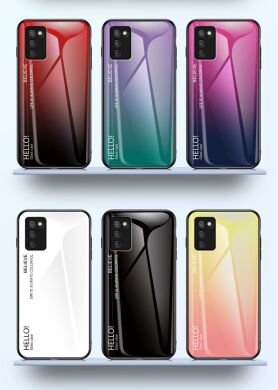 Защитный чехол Deexe Gradient Color для Samsung Galaxy A03s (A037) - Black