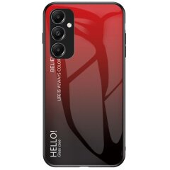 Захисний чохол Deexe Gradient Color для Samsung Galaxy A05s (A057) - Black / Red