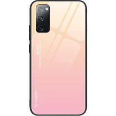 Захисний чохол Deexe Gradient Color для Samsung Galaxy S20 FE (G780) - Gold / Pink