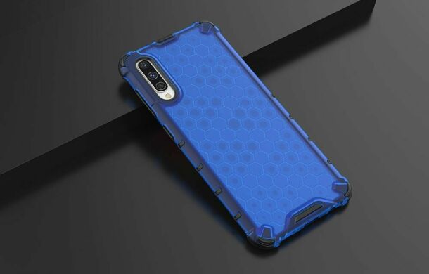 Защитный чехол Deexe Honeycomb Series для Samsung Galaxy A50 (A505) / A30s (A307) / A50s (A507) - Blue