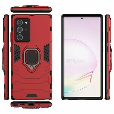 Защитный чехол Deexe Hybrid Case для Samsung Galaxy Note 20 Ultra (N985) - Red