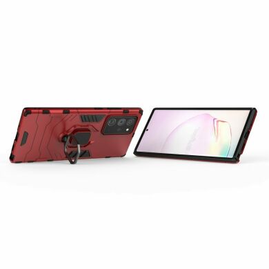 Защитный чехол Deexe Hybrid Case для Samsung Galaxy Note 20 Ultra (N985) - Red