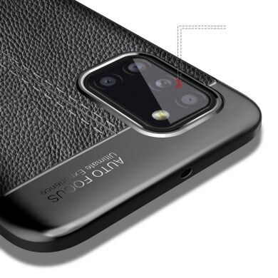 Защитный чехол Deexe Leather Cover для Samsung Galaxy A02s (A025) - Blue