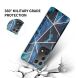 Защитный чехол Deexe Marble Pattern для Samsung Galaxy S21 Ultra - Light Blue. Фото 6 из 8