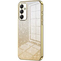 Захисний чохол Deexe Sparkles Cover для Samsung Galaxy A34 (A346) - Gold