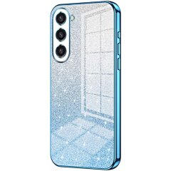 Захисний чохол Deexe Sparkles Cover для Samsung Galaxy S23 Plus (S916) - Blue