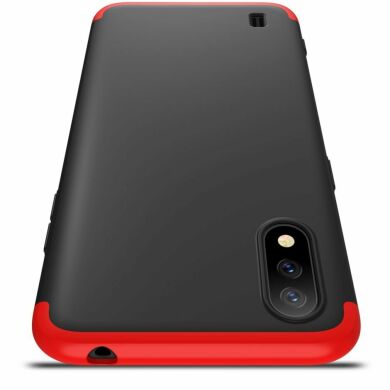 Защитный чехол GKK Double Dip Case для Samsung Galaxy A01 (A015) - Black / Red