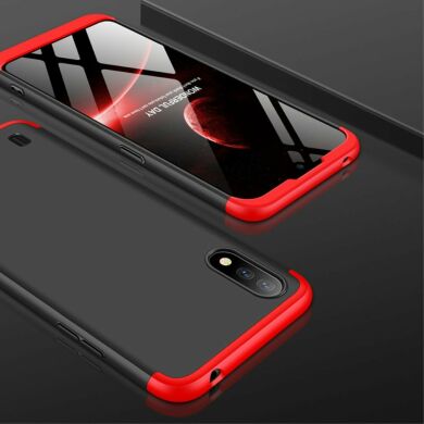 Захисний чохол GKK Double Dip Case для Samsung Galaxy A01 (A015) - Black / Red