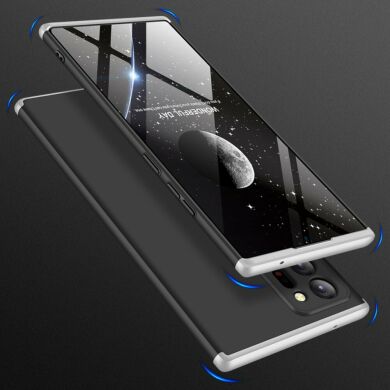 Защитный чехол GKK Double Dip Case для Samsung Galaxy Note 20 Ultra (N985) - Black / Silver