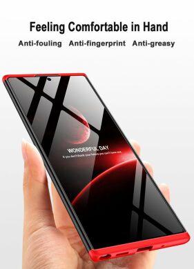 Защитный чехол GKK Double Dip Case для Samsung Galaxy Note 20 Ultra (N985) - Black / Silver