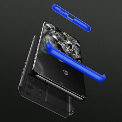 Защитный чехол GKK Double Dip Case для Samsung Galaxy S20 Ultra (G988) - Black / Blue