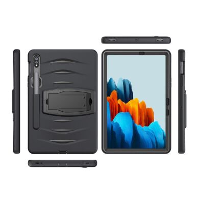 Защитный чехол UniCase Bravo Series для Samsung Galaxy Tab S7 (T870/875) / S8 (T700/706) - Black
