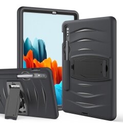 Захисний чохол UniCase Bravo Series для Samsung Galaxy Tab S7 (T870/875) / S8 (T700/706) - Black