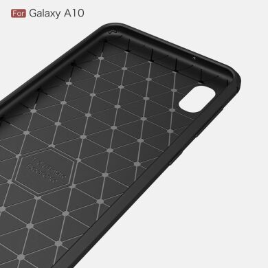 Защитный чехол UniCase Carbon для Samsung Galaxy A10 (A105) - Black