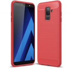 Захисний чохол UniCase Carbon для Samsung Galaxy A6+ 2018 (A605) - Red