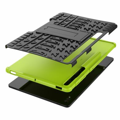 Защитный чехол UniCase Combo для Samsung Galaxy Tab S7 FE / S7 Plus / S8 Plus (T730/736/800/806/970/975) - Green
