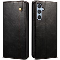 Защитный чехол UniCase Leather Wallet для Samsung Galaxy A35 (A356) - Black