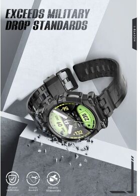 Защитный чехол i-Blason Armorbox Case with Tempered Glass by Supcase для Samsung Galaxy Watch 4 / 5 / 6 (44mm) - Black