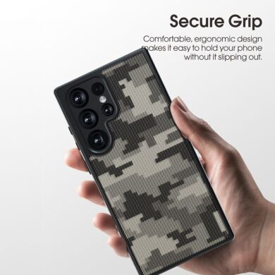 Защитный чехол IBMRS Military для Samsung Galaxy S24 Ultra (S928) - Grid Camouflage