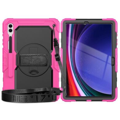 Защитный чехол Deexe Shockproof Case для Samsung Galaxy Tab S9 Plus (X810/816) - Rose
