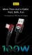 Кабель Baseus MVP 2 Elbow-shaped USB to Type-C (100W, 1m) CAVP000420 - Black / Red. Фото 7 из 24
