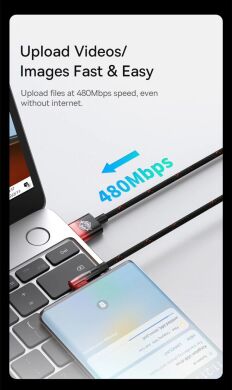 Кабель Baseus MVP 2 Elbow-shaped USB to Type-C (100W, 1m) CAVP000420 - Black / Red