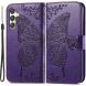 Чехол UniCase Butterfly Pattern для Samsung Galaxy A25 (A256) - Dark Purple. Фото 1 из 5