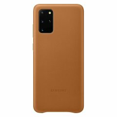 Чехол Leather Cover для Samsung Galaxy S20 Plus (G985) EF-VG985LAEGRU - Brown
