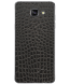 Кожаная наклейка Glueskin Black Reptile для Samsung Galaxy A3 (2016). Фото 1 из 4