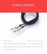 AUX-кабель REMAX RM-L100 (1m) - Black. Фото 4 из 12
