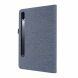 Чехол Deexe Cloth Style для Samsung Galaxy Tab S7 (T870.875) / S8 (T700/706) - Blue. Фото 3 из 6
