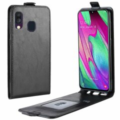 Чехол Deexe Flip Case для Samsung Galaxy A40 (А405) - Black