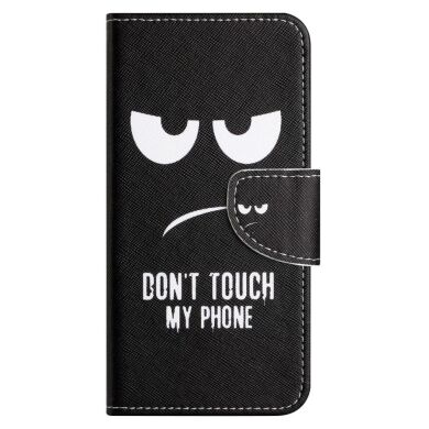 Чехол-книжка Deexe Color Wallet для Samsung Galaxy A04e (A042) - Don't Touch My Phone