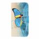 Чехол-книжка Deexe Color Wallet для Samsung Galaxy A10 (A105) - Blue Butterfly. Фото 1 из 5