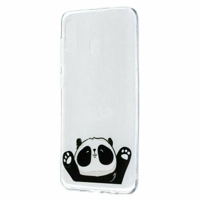 Силиконовый (TPU) чехол Deexe Pretty Glossy для Samsung Galaxy A30 (A305) / A20 (A205) - Cute Panda