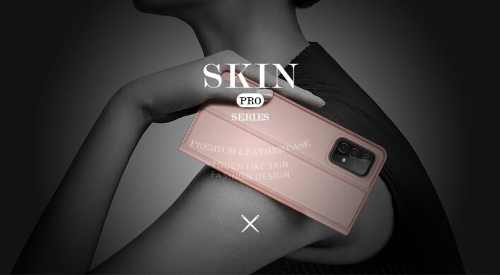 Чехол-книжка DUX DUCIS Skin Pro для Samsung Galaxy A52 (A525) / A52s (A528) - Rose Gold