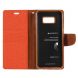 Чехол-книжка MERCURY Canvas Diary для Samsung Galaxy S8 (G950) - Orange. Фото 7 из 8