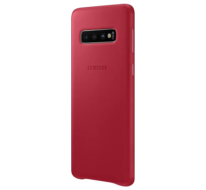 Чохол Leather Cover для Samsung Galaxy S10 (G973) EF-VG973LREGRU - Red