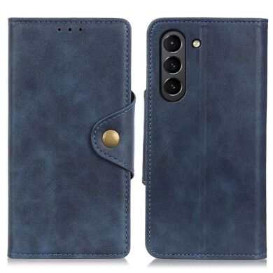 Чехол UniCase Vintage Wallet для Samsung Galaxy S21 FE (G990) - Blue