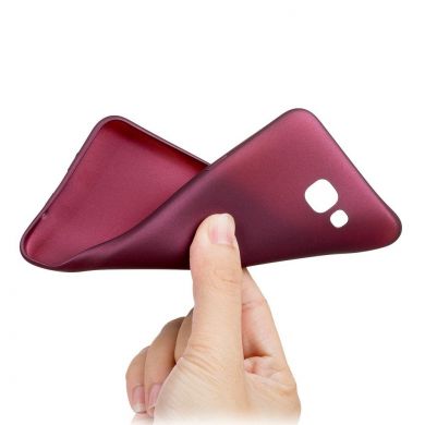 Силиконовый (TPU) чехол X-LEVEL Matte для Samsung Galaxy J5 Prime - Wine Red