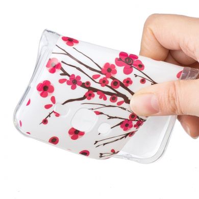 Силиконовый (TPU) чехол Deexe LumiCase для Samsung Galaxy J5 (J500) - Cherry Blossom