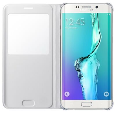 Чехол S View Cover для Samsung Galaxy S6 edge+ (EF-CG928PBEGRU) - White